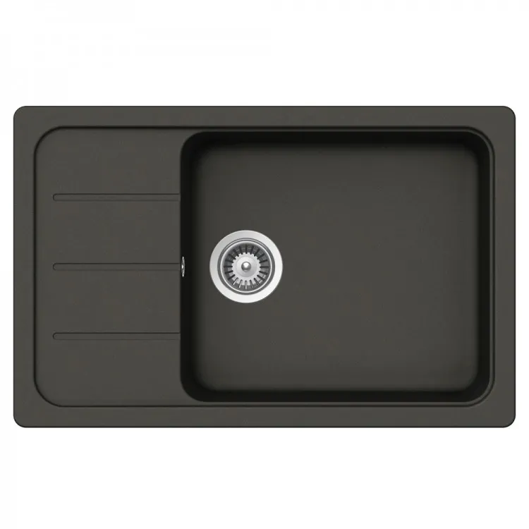 Virtuves izlietne Schock FORMHAUS D-100LS 78x50cm, asphalt