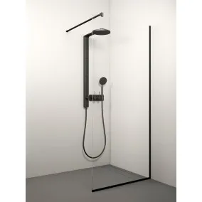 Dušas siena Stikla Serviss KAIRA BLACK 900mm