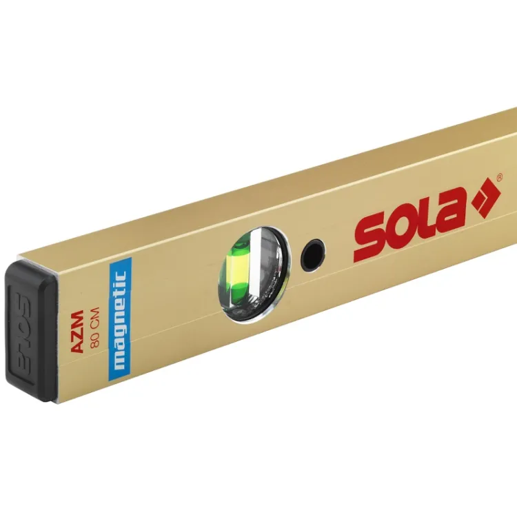 Līmeņrādis ar magnētu un 2 indikatoriem 60cm AZM Sola