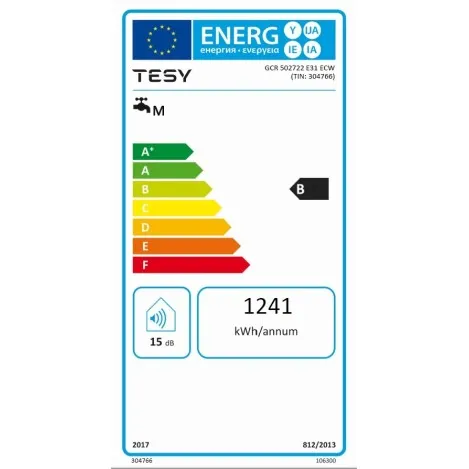 Elektriskais ūdens sildītājs (boileris) Tesy BelliSlimo Ūdens sildītājs-boileris 50L, 304766