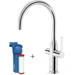 Virtuves izlietnes maisītājs dzeramajam ūdenim TRES Kitchen Dual, hroms 23045301