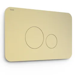 Noskalošanas taustiņš Tres Dual, golden cava 25429802CA