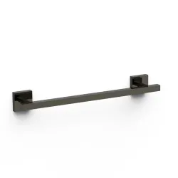Dvieļu turētājs TRES SQUARE 40cm, melna metālika 10723601KM