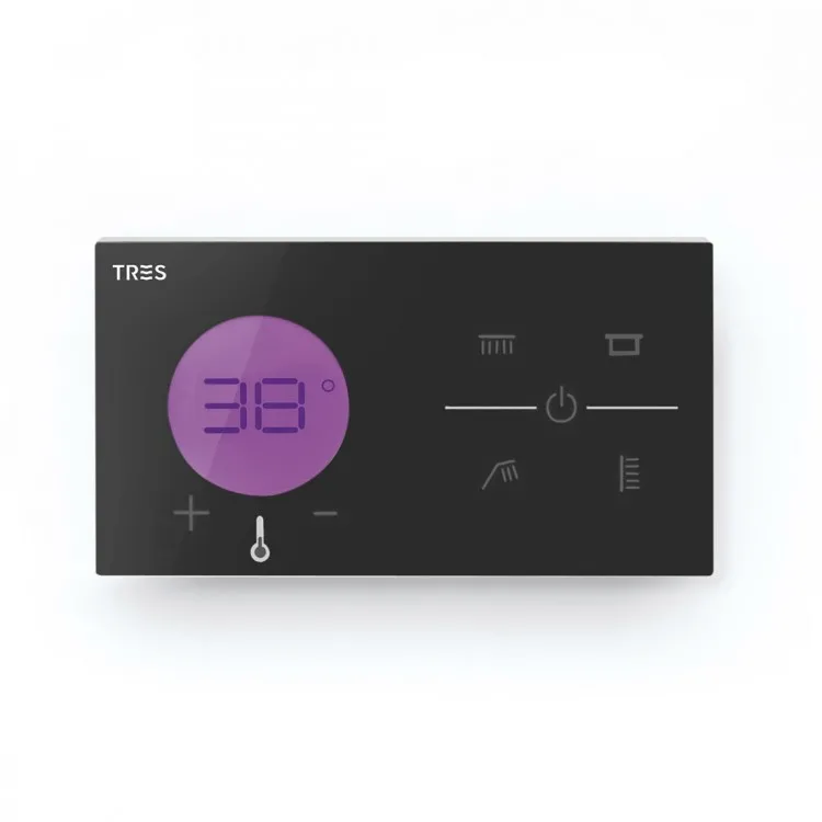 Elektroniskā termostata dušas sistēma TRES Shower Technology Elektroniska, 09288404NM