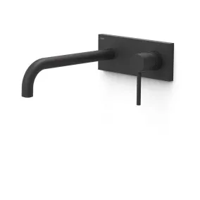 Iebūvējamā izlietnes maisītāja TRES STUDY dekoratīvā daļa 24cm, melns matēts, 26230032NM