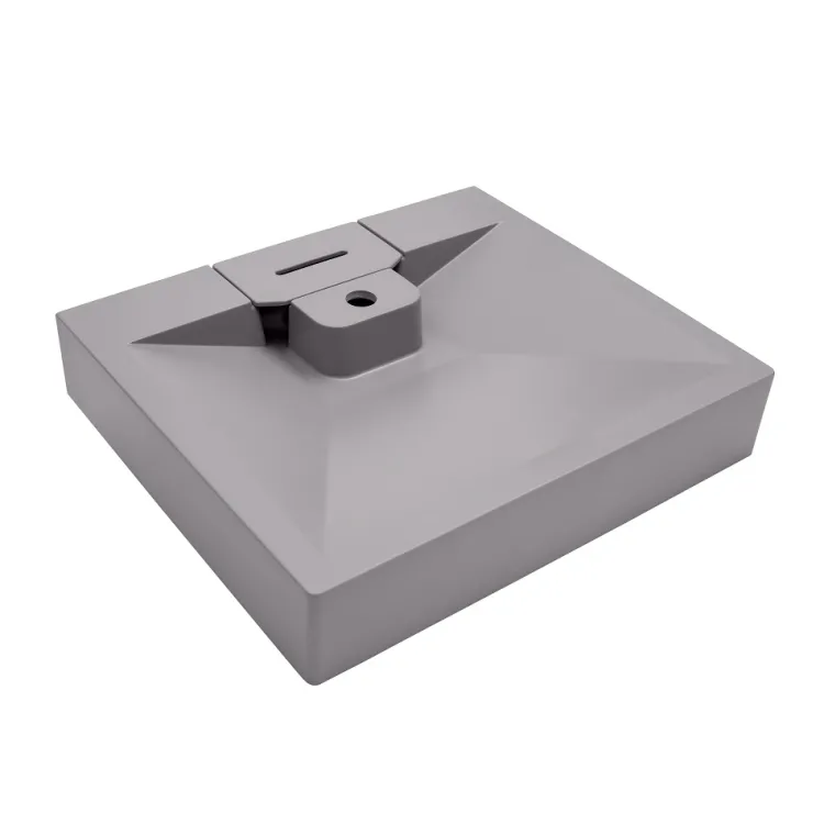 Izlietne virs veļas mašīnas Turtl LOCUS 60x60 cm, argent