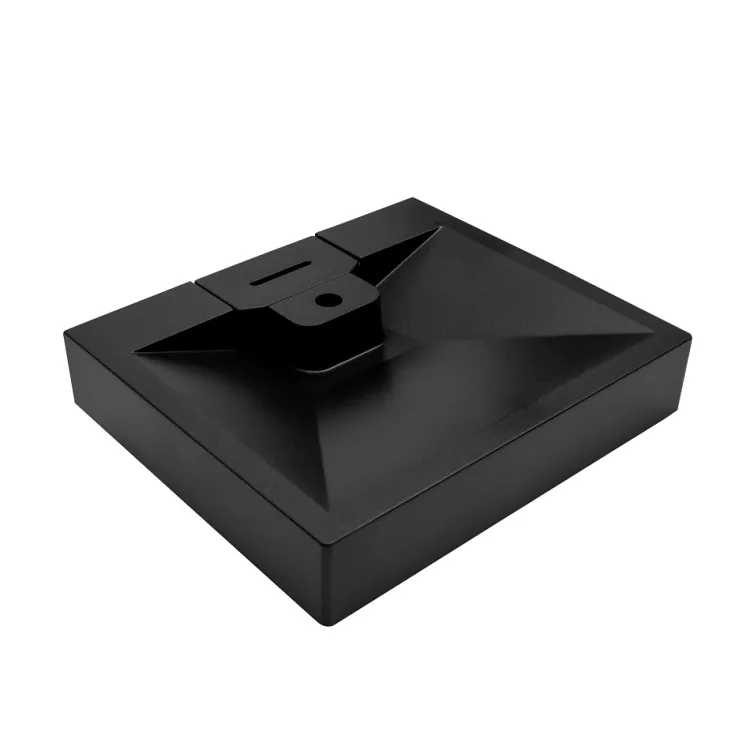 Izlietne virs veļas mašīnas Turtl LOCUS 60x60 cm, black metallic