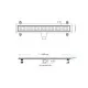 Dušas kanāls Valtemo Starline Black Trendy 600mm, VLD-563420-MT