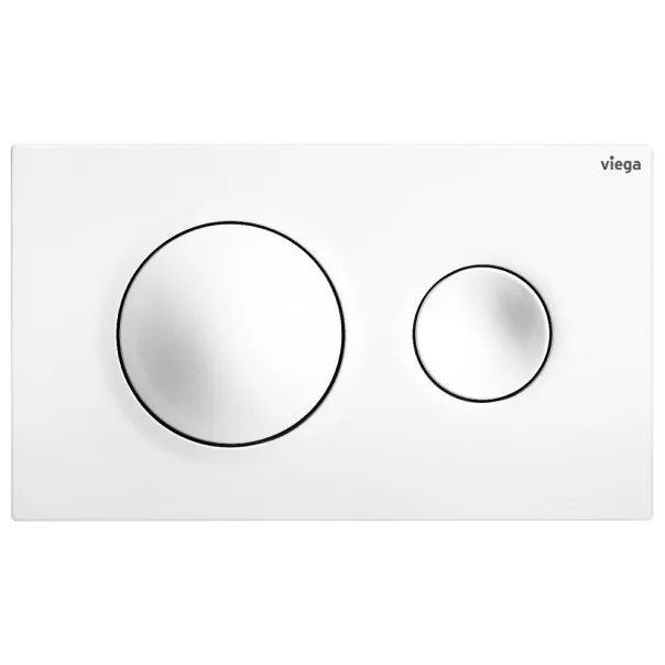 Noskalošanas taustiņš Viega Visign for Style 20 Prevista, balts 773793