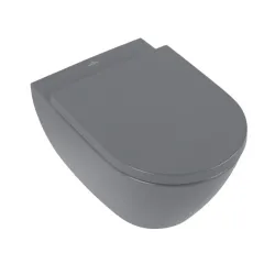 Tualetes pods piekaramais Villeroy&Boch Subway 2.0 ar Soft Close vāku, grafīts