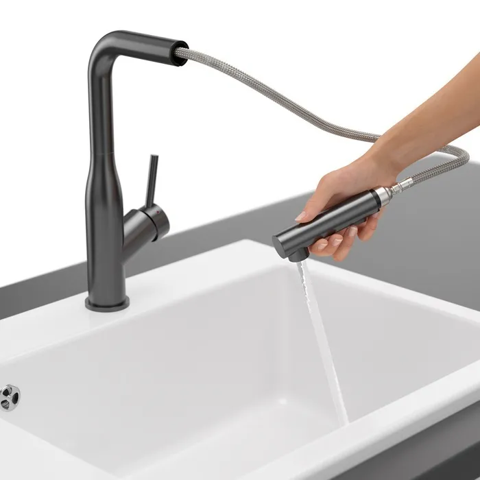Virtuves izlietnes maisītājs Villeroy&Boch Subway, antracīts