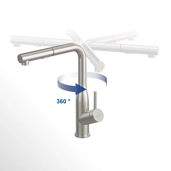 Virtuves izlietnes maisītājs Villeroy&Boch Subway, antracīts