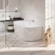 Brīvi stāvoša vanna Villeroy & Boch Oberon 2.0 Duo WALL 1800x800mm, ar sifonu