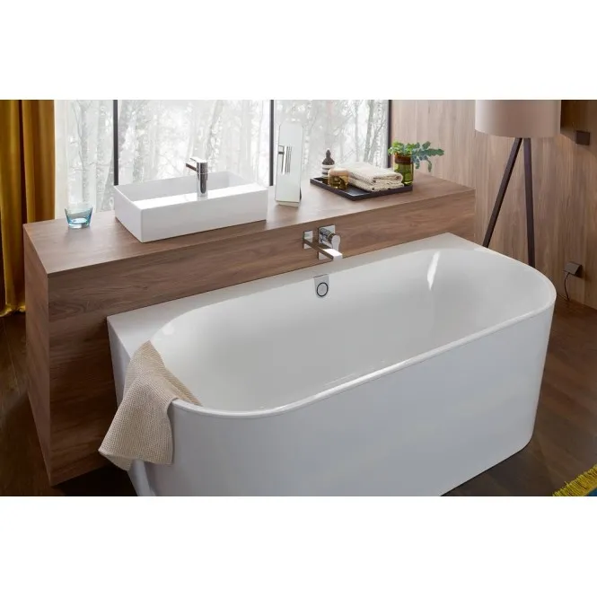Brīvi stāvoša vanna Villeroy & Boch Oberon 2.0 Duo WALL 1800x800mm, ar sifonu