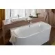 Brīvi stāvoša vanna Villeroy & Boch Oberon 2.0 Duo WALL 1800x800mm, ar sifonu