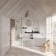 Brīvi stāvoša vanna Villeroy & Boch Oberon 2.0 Duo WALL 1800x800mm, ar sifonu