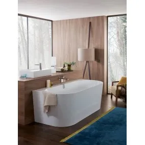 Brīvi stāvoša vanna Villeroy & Boch Oberon 2.0 Duo WALL 1800x800mm, ar sifonu