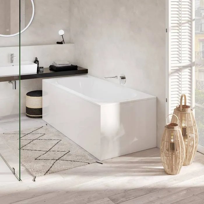 Taisnstūra vanna Villeroy & Boch Oberon Solo 180x80 cm, ar kājām