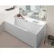 Taisnstūra vanna Villeroy & Boch Squaro Edge 12 Duo 170x75 cm, ar kājām un sifonu