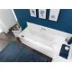 Taisnstūra vanna Villeroy & Boch Squaro Edge 12 Duo 170x75 cm, ar kājām un sifonu