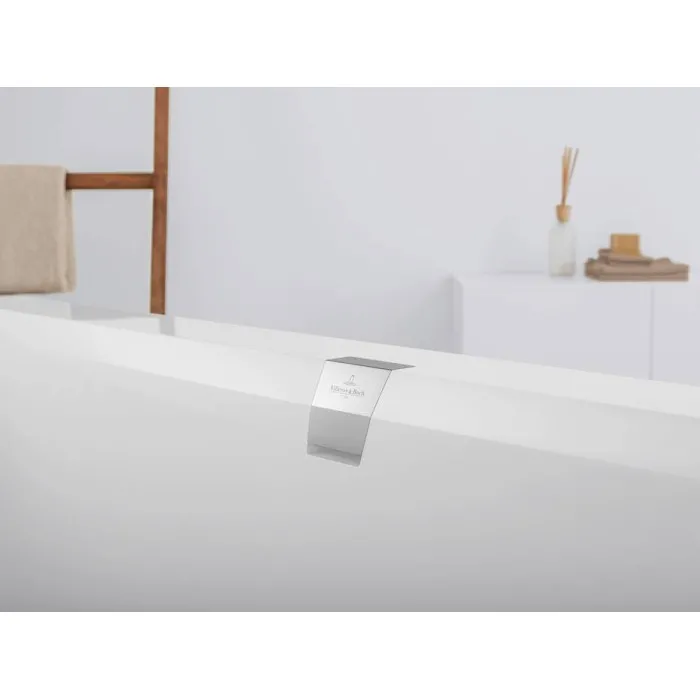Taisnstūra vanna Villeroy & Boch Squaro Edge 12 Duo 170x75 cm, ar kājām un sifonu