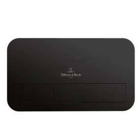 Noskalošanas taustiņš Villeroy Boch E200, melns matēts 922490AN