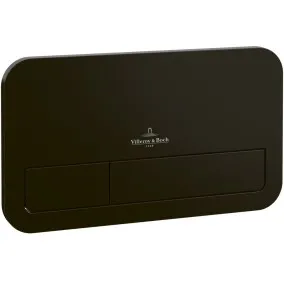 Noskalošanas taustiņš Villeroy Boch E200, melns matēts 922490AN