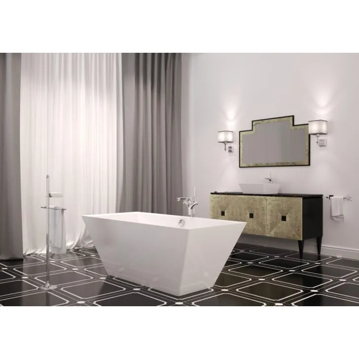 Brīvi stāvoša vanna Vispool Quadro 175 1752x805mm