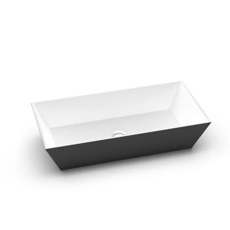 Vannas istabas uzliekamā izlietne Vispool Q 1 70x35 cm, balta