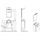 Vitra Vannas istabas mēbeļu komplekts MIA 40cm, ozols Vitra Vannas istabas mēbeļu komplekts MIA 40cm, ozols