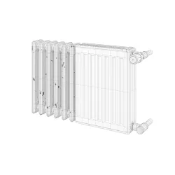 Tērauda paneļu apkures radiators Vogel&Noot Compact 22 550x1200