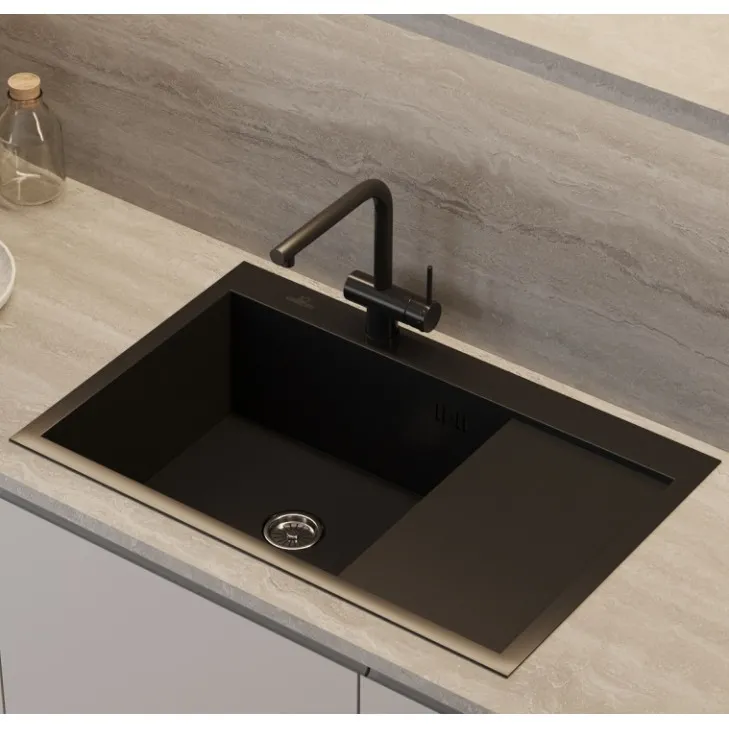 Virtuves izlietne Wisent 78x51cm, W37851B-L