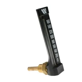 Spirta termometrs 0-160°C 1/2'' Leņķa Watts
