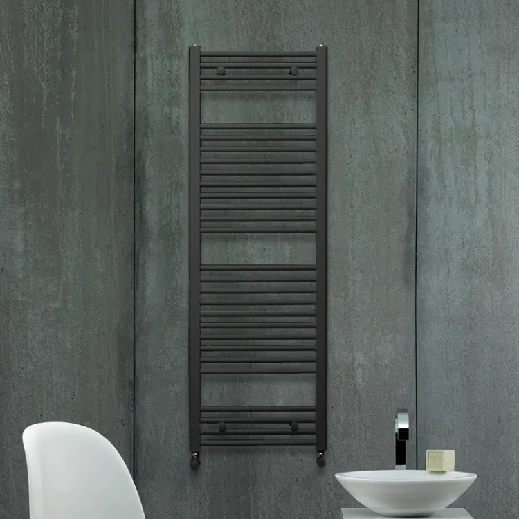 Dvieļu žāvētājs Zehnder AURA 1217x500mm, melns matēts