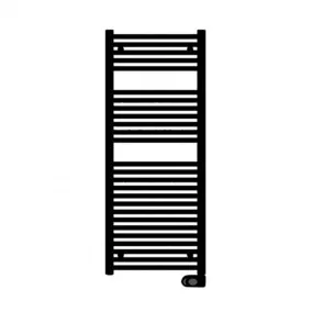 Elektriskais dvieļu žāvētājs Zehnder Aura 500x1226 mm 750W, melns matēts