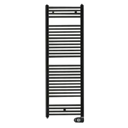 Elektriskais dvieļu žāvētājs Zehnder Aura 600x1466 mm 1000W, melns matēts