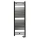 Elektriskais dvieļu žāvētājs Zehnder Aura 600x1466 mm 1000W, melns matēts