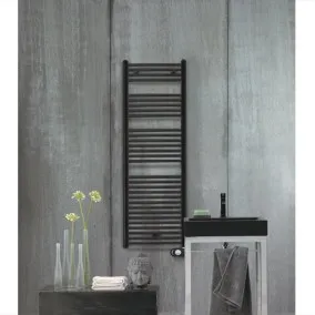 Elektriskais dvieļu žāvētājs Zehnder Aura 400x786 mm 300W, melns matēts