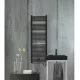 Elektriskais dvieļu žāvētājs Zehnder Aura 500x1226 mm 750W, melns matēts