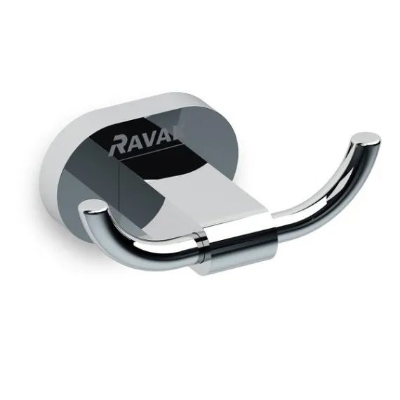 Āķis dubultais Ravak Chrome, hroms CR 100.00, X07P186