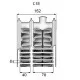 Tērauda paneļu apkures radiators PURMO Compact 33 550x2000