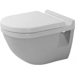 Tualetes pods piekaramais Duravit Starck III ar cieto vāku, 2200090000/0063810000