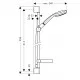 Dušas komplekts Hansgrohe Croma 100 Vario 27771000