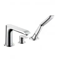 Vannas maisītājs uz vannas malas Hansgrohe Metris 3-daļīgs, 31190000