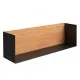 Vannas istabas plaukts KAME 40cm, AC1701-40/W/BL