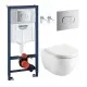 Komplekts Ravak Chrome RimOff+Grohe Rapid SL 3in1