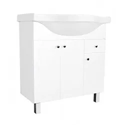 Vannas istabas skapītis ar izlietni Aqualine Basic 75 cm, 930VK75T