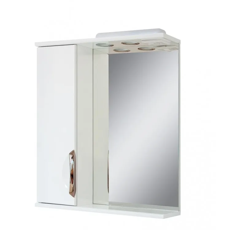 Vannas istabas skapītis ar spoguli Aqualine Premium P 55cm, 9334Z0155L