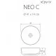 Vannas istabas uzliekamā izlietne Balteco NEO C 41cm, NEO C