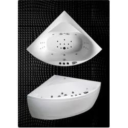 Stūra vanna Balteco Linea, 140x140cm